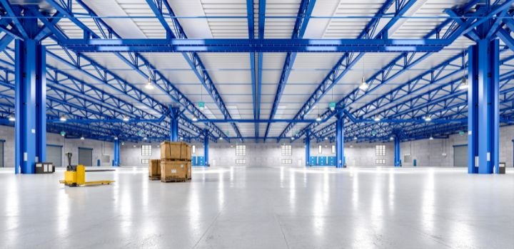 Hormigon Pulido en Almacenes de Distribucion Torre Pacheco